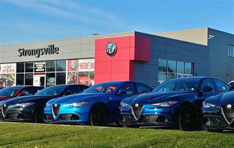 Alfa romeo strongsville - Alfa Romeo of Chicago. 0.86 miles away. 834 N Rush St Chicago, IL 60611. () -. Today's Sales Hours: 10:00 am - 6:00 pm. Visit Dealer Website. View Dealer Inventory. Get Directions. Available Vehicles. 